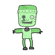 Cartoon Robot N305