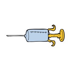 cartoon old needle N11