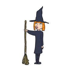 Cartoon Witch N31