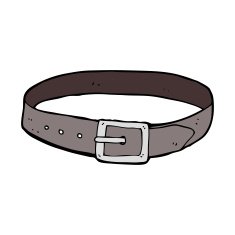 cartoon leather belt N23