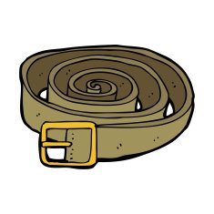 cartoon leather belt N24