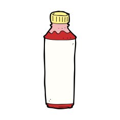 Cartoon Juice Bottle N24
