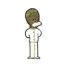 cartoon genius scientist N19