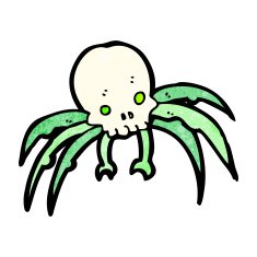 cartoon skull monster N2