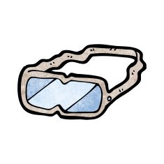 cartoon protective goggles N7