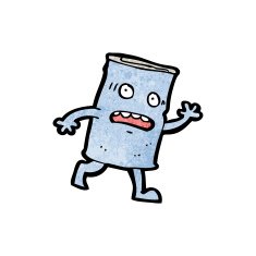 cartoon soda can character N8