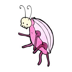 spooky beetle cartoon N4