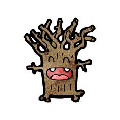 little tree cartoon character N6