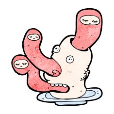 cartoon crazy monster hallucination N2