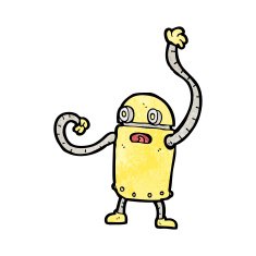 Cartoon Robot N308