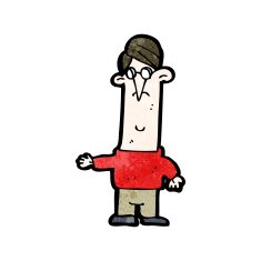 cartoon ugly man N9