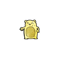 cartoon little teddy bear N14