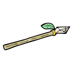 Cartoon Spear N8