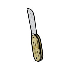 cartoon pocket knife N4