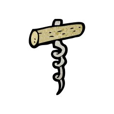 cartoon corkscrew N4