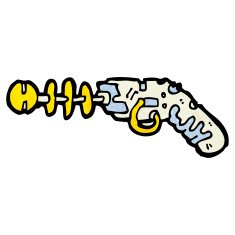 Cartoon Ray Gun N7