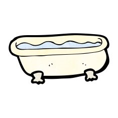 Cartoon Bathtub N7