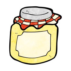 cartoon jar of honey N6