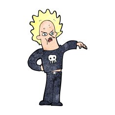 cartoon nasty boy N11