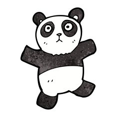 Cute Cartoon Panda N10