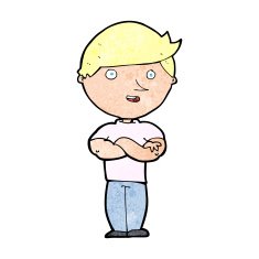 cartoon happy man N531