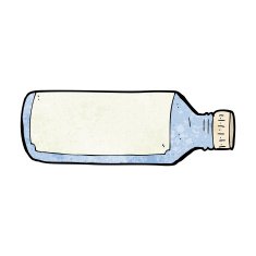 Cartoon Water Bottle N89