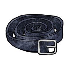 cartoon leather belt N26