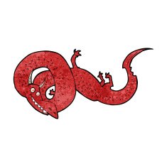 cartoon chinese dragon N19