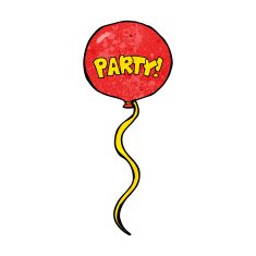 cartoon party balloon N13