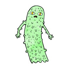 cartoon spooky ghost N98