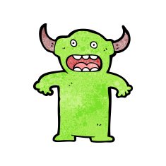 cartoon little devil N91