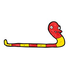 funny cartoon snake N64