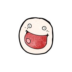 cartoon happy face symbol N5