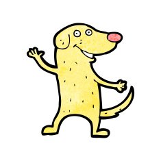 Happy Dog Cartoon N21