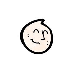 cartoon happy face symbol N7