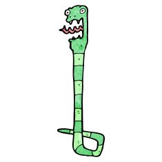 Cartoon Snake N202
