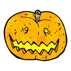 Halloween Pumpkin Cartoon N10