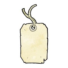 cartoon luggage tag N46