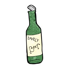 Cartoon Beer Bottle N14 Free Image Download