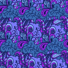 floral ornamental seamless pattern N8