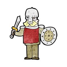 cartoon viking warrior N3