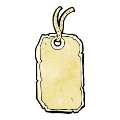 cartoon luggage tag N47