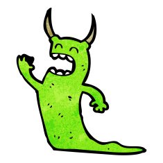 Cartoon monster N121