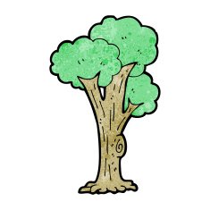 Cartoon Tree N180