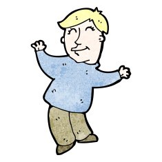 cartoon dancing man N55