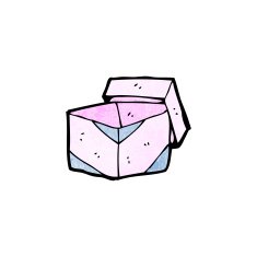 cartoon open box N11