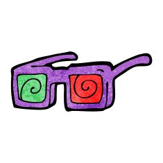 cartoon x ray glasses N3