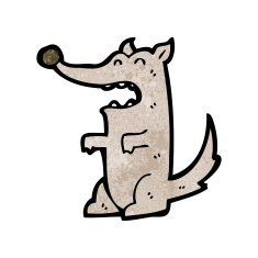Cartoon Wolf N94