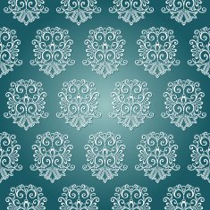 Seamless Ornate Pattern (Vector) Hand Drawn Texture N102