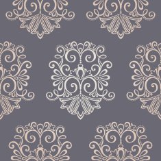 Seamless Ornate Pattern (Vector) Hand Drawn Texture N105